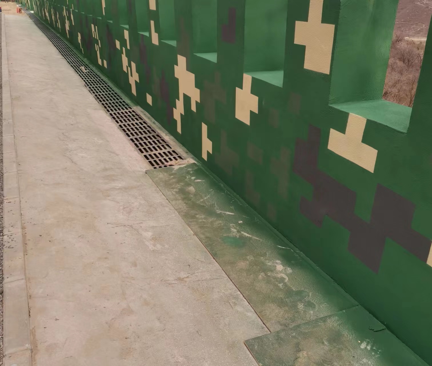 鞍山围墙迷彩喷涂,数迷彩漆